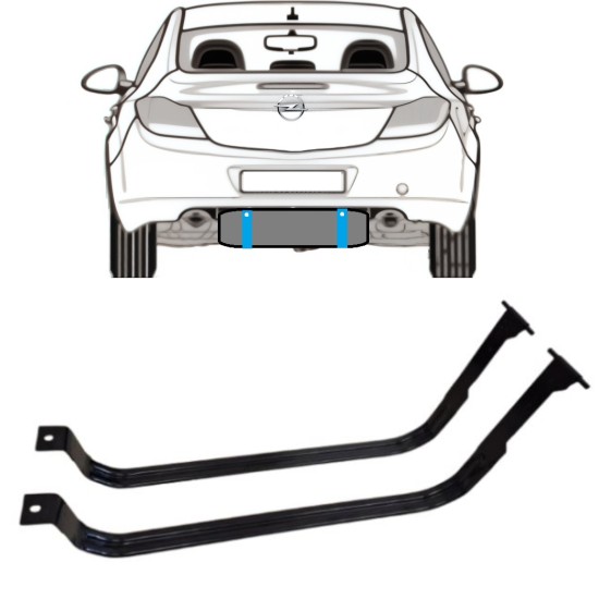 Cinghie serbatoio carburante per Opel Insignia 2008-2017 15991