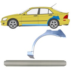 Pannello di riparazione sottoporta e parafango posteriore per Lexus IS 1998-2005 / Sinistra / Set 10314