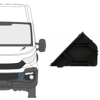 Copertura del gancio di traino paraurti anteriore adatta per Iveco Daily 2014-2019 / Sinistra 16241