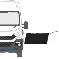 Copertura del gancio di traino paraurti anteriore adatta per Iveco Daily 2014-2019 / Sinistra 16243