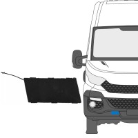 Copertura del gancio di traino paraurti anteriore adatta per Iveco Daily 2014-2019 / Destra 16239