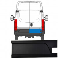 Modanatura laterale porta posteriore per Iveco Daily 2014- / Destra 7873