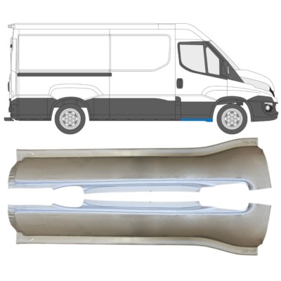Pannello di riparazione sottoporta anteriore per Iveco Daily 2014-2019 / Sinistra+Destra / Set 16142