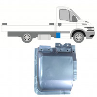 Lamiera di riparazione dell'angolo posteriore per Iveco Daily 2000-2012 / Destra / Cabina singola 7658