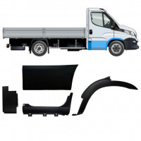 Modanatura laterale per Iveco Daily 2014-  / Destra / Cabina singola / Set 12012