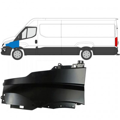 Parafango anteriore per Iveco Daily 2014- / Sinistra 7893