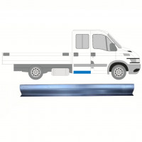 Lamiera di riparazione sottoporta posteriore per Iveco Daily 1999- / Sinistra = Destra (simmetrico) / Doppia cabina 10702