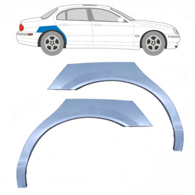 Pannello di riparazione parafango posteriore per Jaguar S-Type 1999-2007 / Sinistra+Destra / Set 10319