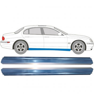 Pannello di riparazione sottoporta lamiera per Jaguar S-Type 1999-2007 / Sinistra = Destra (simmetrico) / Set 9500