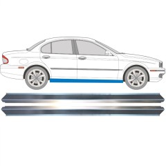 Pannello di riparazione sottoporta lamiera per Jaguar X-Type CF-1 2001-2009 / Sinistra+Destra / Set 16146