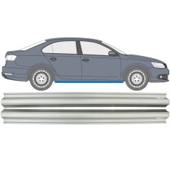 Pannello di riparazione sottoporta lamiera per Volkswagen Jetta 2010-2018 / Sinistra = Destra (simmetrico) / Set 10263