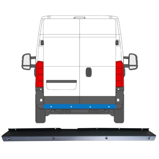 Paraurti posteriore con PDC per Peugeot Boxer 2006-2018 16926