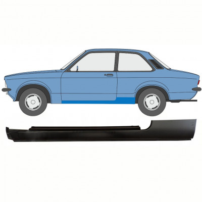 Pannello di riparazione sottoporta lamiera per Opel Kadett C 1973-1979 / Sinistra 8783