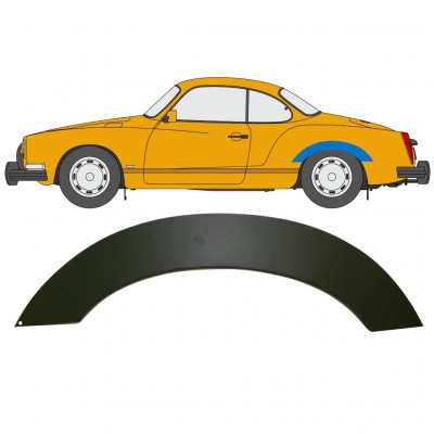 Pannello di riparazione parafango posteriore per VW Karman Ghia 1955-1974 / Sinistra 12721