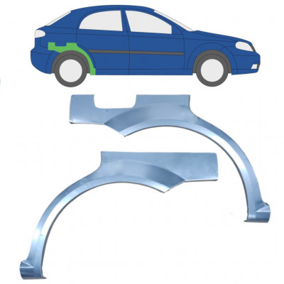 Pannello di riparazione parafango posteriore per Chevrolet Lacetti 2003-2009 / Sinistra+Destra / Set 9808