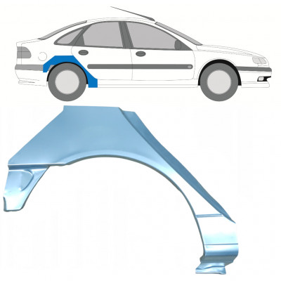 Pannello di riparazione parafango posteriore per Renault Laguna 1994-2001 / Destra 7931