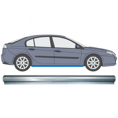 Pannello di riparazione sottoporta lamiera per Renault Laguna III 2008-2015 / Sinistra = Destra (simmetrico) 8975