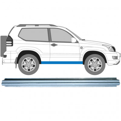 Pannello di riparazione sottoporta lamiera per Toyota Land Cruiser 2003-2010 / Sinistra = Destra (simmetrico) 7062