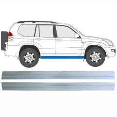 Sottoporta interno per Toyota Land Cruiser J120 2003-2010 / Sinistra+Destra / Set 16131