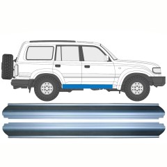 Pannello di riparazione sottoporta lamiera per Toyota Land Cruiser J80 1990-1996 / Sinistra = Destra (simmetrico) / Set 10242