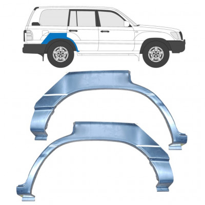 Pannello di riparazione parafango posteriore per Toyota Land Cruiser 1998-2007 / Sinistra+Destra / Set 9596