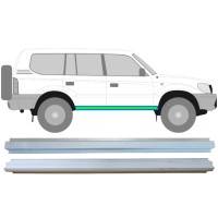 Pannello di riparazione sottoporta interno ed esterno per Toyota Land Cruiser J90 1996-2002 / Sinistra = Destra (simmetrico) / Set 14852 Pannello di riparazione sottoporta interno ed esterno per Toyota Land Cruiser J90 1996-2002 / Sinistra = Destra (simmetrico) / Set 14852