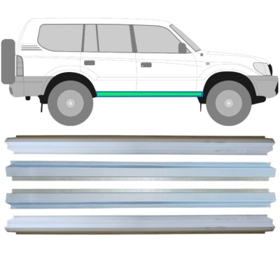 Pannello di riparazione sottoporta interno ed esterno per Toyota Land Cruiser J90 1996-2002 / Sinistra+Destra / Set 14854