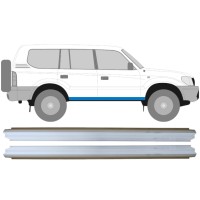 Pannello di riparazione sottoporta lamiera per Toyota Land Cruiser J90 1996-2002 / Sinistra+Destra / Set 14849 Pannello di riparazione sottoporta lamiera per Toyota Land Cruiser J90 1996-2002 / Sinistra+Destra / Set 14849