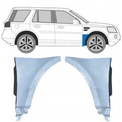 Pannello di riparazione parafango anteriore per Land Rover Freelander 2006-2015 / Sinistra / Destra / Sinistra / Destra 12790