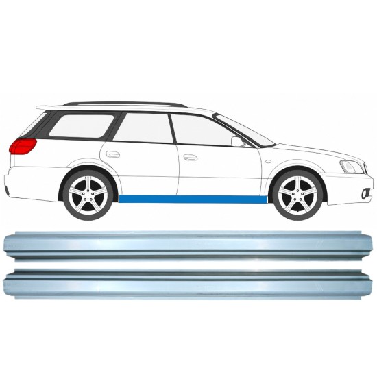 Pannello di riparazione sottoporta lamiera per Subaru Legacy 1998-2004 / Sinistra+Destra / COMBI / SEDAN / Set 11336