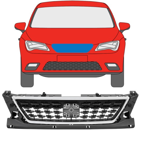 Griglia per Seat Leon 2012-2020 / Set 11477