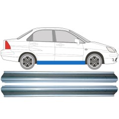Pannello di riparazione sottoporta lamiera per Suzuki Liana 2001-2007 / Sinistra+Destra / Set 11339