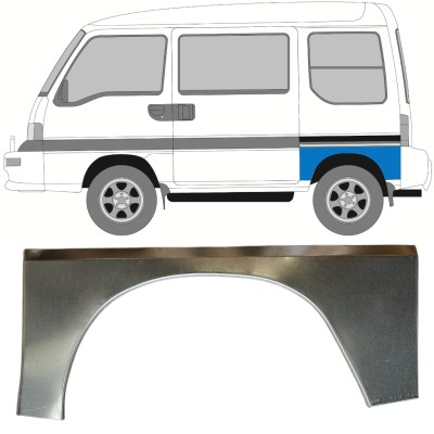 Pannello di riparazione parafango posteriore per Subaru Libero 1983-1998 / Sinistra 15050