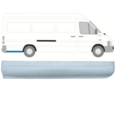 Pannello di riparazione sezione inferiore parafango posteriore per Volkswagen LT 1996-2005 / Destra 13832