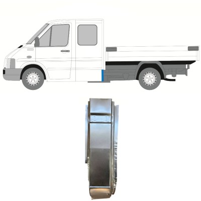 Lamiera di riparazione dell'angolo posteriore per Volkswagen LT 1996-2005 / Sinistra 16595