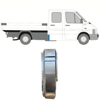 Lamiera di riparazione dell'angolo posteriore per Volkswagen LT 1996-2005 / Destra 16594