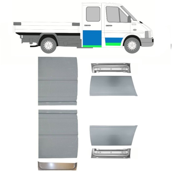 Lamierato riparazione porta per Volkswagen LT 1996-2005 16559