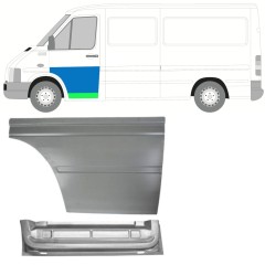 Lamiera di riparazione interno ed esterno porta anteriore per Volkswagen LT 1996-2005 / Sinistra 16570