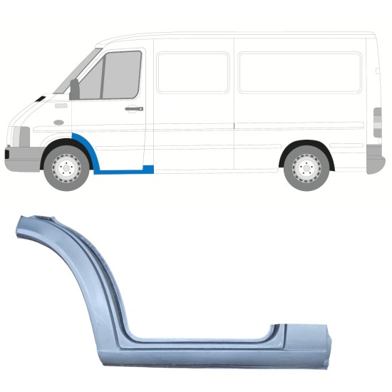 Pannello di riparazione gradino anteriore per Volkswagen LT 1996-2005 / Sinistra 16546