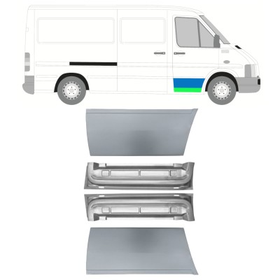 Lamiera di riparazione interno ed esterno porta anteriore per Volkswagen LT 1996-2005 / Sinistra+Destra 16568