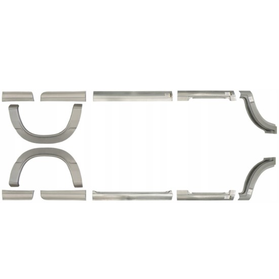 Set di pannelli di riparazione per Volkswagen LT 1996-2005 / Sinistra+Destra / 14388