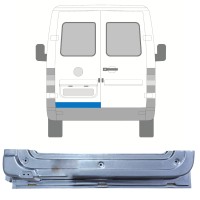 Pannello di riparazione porta posteriore per Volkswagen LT 1996-2005 / Sinistra 16590