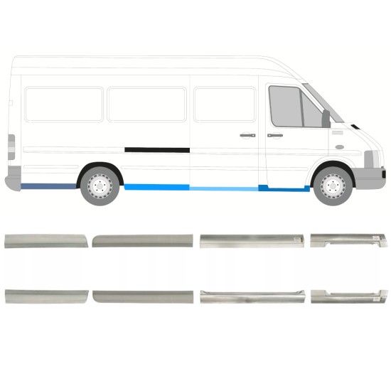 Set di pannelli di riparazione per Volkswagen LT 1996-2005 / Sinistra+Destra / 14389