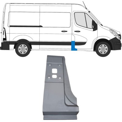 Pannello di riparazione del montante per Opel Movano 2010-2021 / Destra 16918