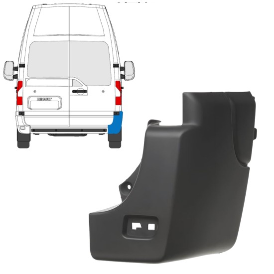 Angolo paraurti posteriore per Renault Master 2010-2024 / Destra 17237