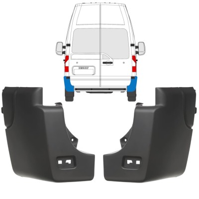 Angolo paraurti posteriore per Nissan NV400 2010- / Sinistra+Destra 17244