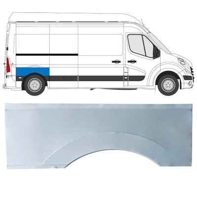 Pannello di riparazione parafango posteriore per Nissan NV400 2010- / Destra 16824