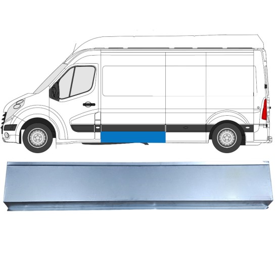 Pannello di riparazione laterale per Renault Master 2010- / Sinistra 16791