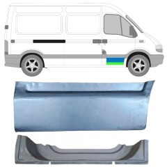 Lamiera di riparazione interno ed esterno porta anteriore per Opel Movano 1998-2010 / Destra 16878