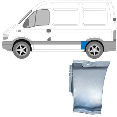 Pannello di riparazione parafango posteriore per Renault Master 1998-2010 / Sinistra 14876